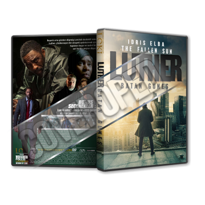 Luther Batan Güneş - Luther The Fallen Sun - 2023 Türkçe Dvd Cover Tasarımı